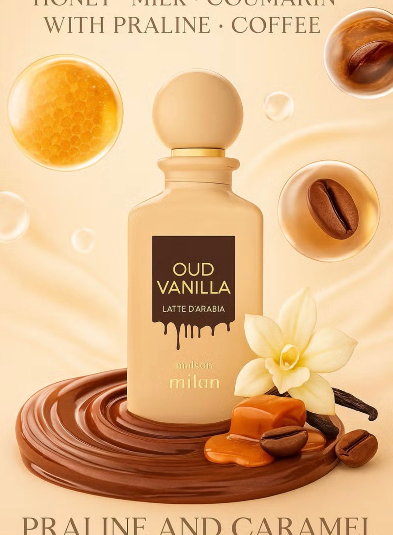 Oud Vanilla Latte D'Arabia 90ml Unisex perfumes