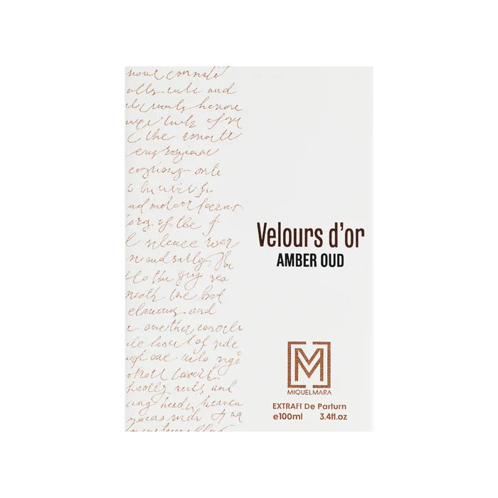 MIGUEL MARA Velours D'or Amber Oud Extrait De Parfum 100ml